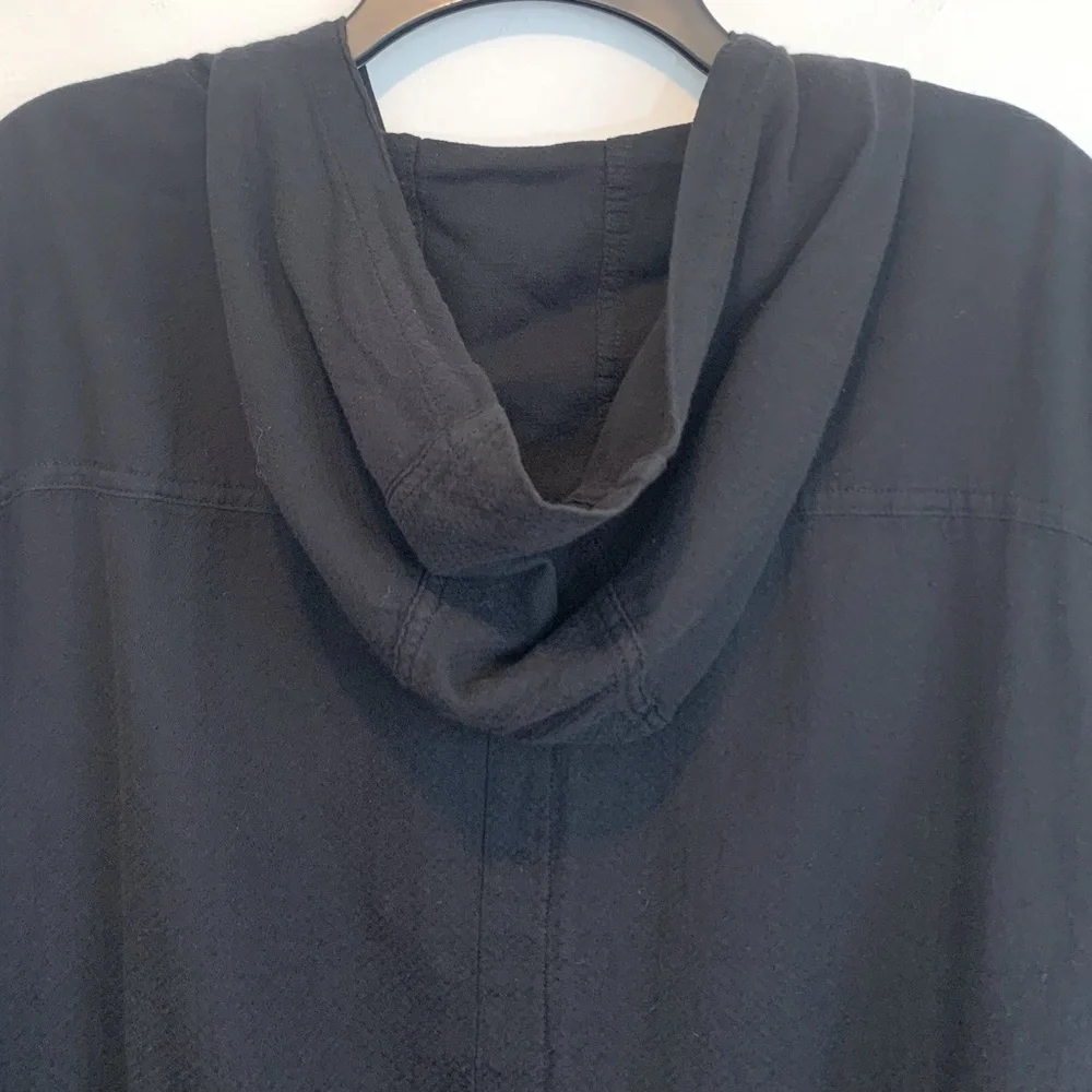 Torrid Anorak Hooded BLACK Chore Utility Jacket 4X